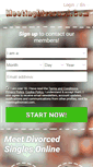 Mobile Screenshot of meetingdivorced.com